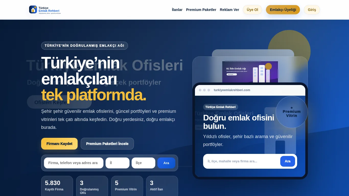 Türkiye Emlak Rehberi ürün görseli